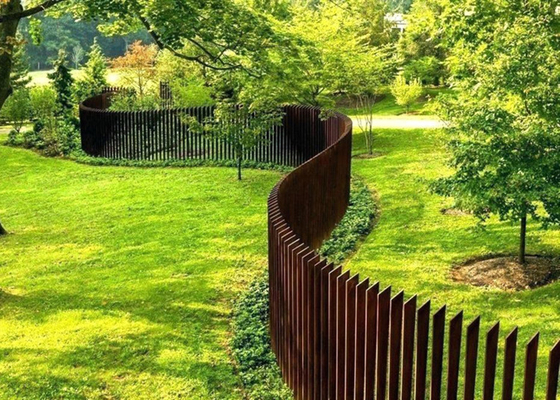 cerca de acero Panel Exterior Design de Corten del alto jardín de los 2m para residencial