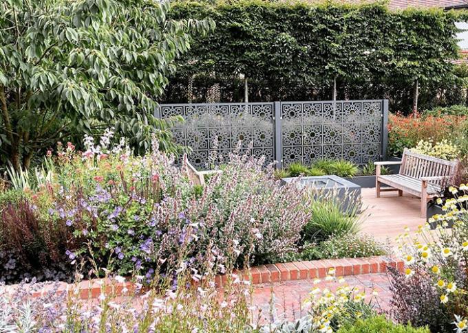 Los paneles al aire libre decorativos del jardín del arreglo para requisitos particulares
