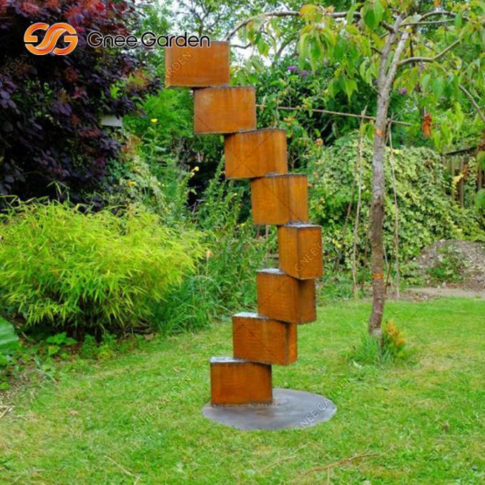 Arte de acero moderno al aire libre grande de la escultura de Corten del nuevo diseño