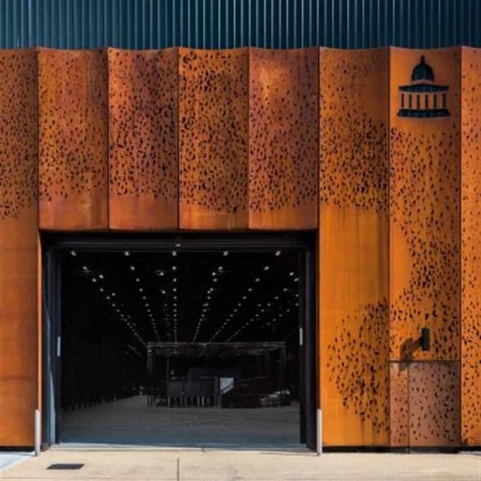El panel de acero del metal de Corten del revestimiento de la pared exterior para la decoración
