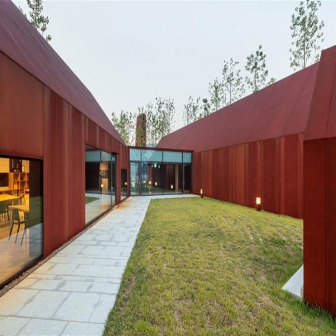 El panel de acero del metal de Corten del revestimiento de la pared exterior para la decoración