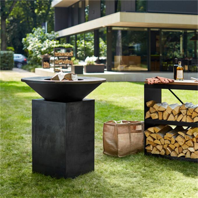 Alteración por los agentes atmosféricos de BBQs de acero