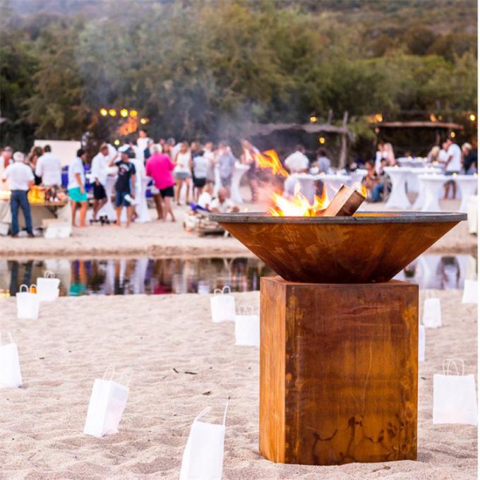 Alteración por los agentes atmosféricos de BBQs de acero