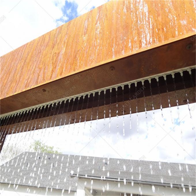 corten la característica de acero del agua