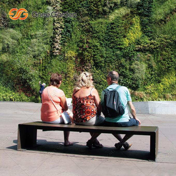 Muebles al aire libre del metal del banco moderno de Corten para los espacios públicos y las terrazas modernas