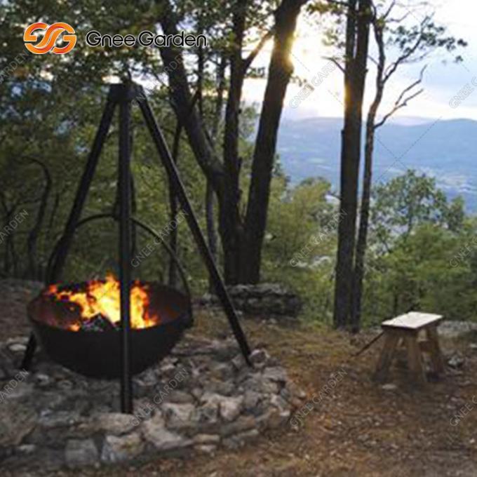 Nueva parrilla de acero encendida madera de la barbacoa de la barbacoa de Corten del carbón de leña comercial de Rusty Metal Fire Pit Outdoor de la cocina del brasero del fumador de la chimenea