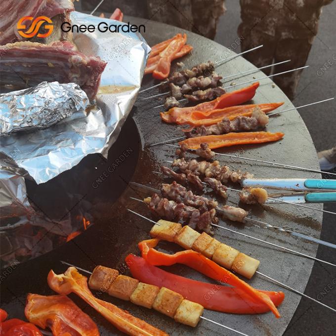 Cocinando la BARBACOA de acero del hoyo del fuego de Corten del moho al aire libre del jardín de la parrilla ase a la parrilla los servicios de empaquetado