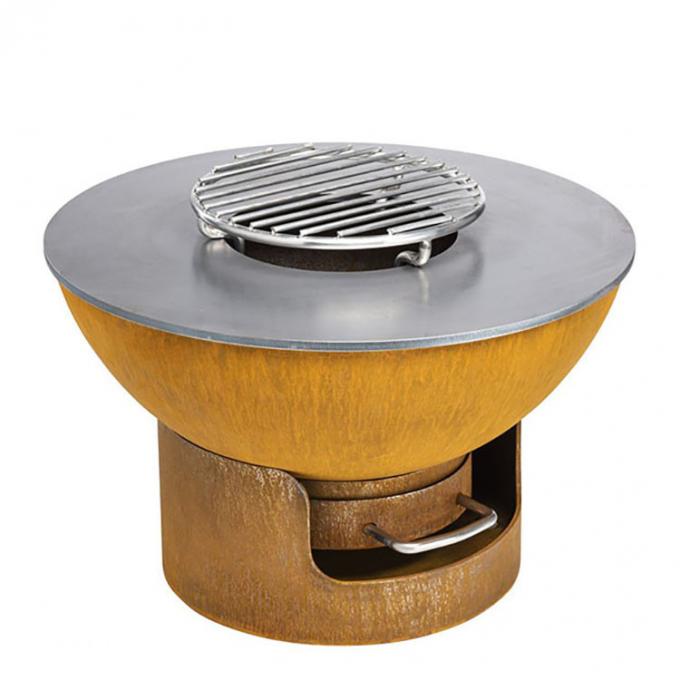 Parrillas de cocinar al aire libre resistentes de acero de la BARBACOA GN-BBQ-214 de Corten del moho al aire libre del jardín