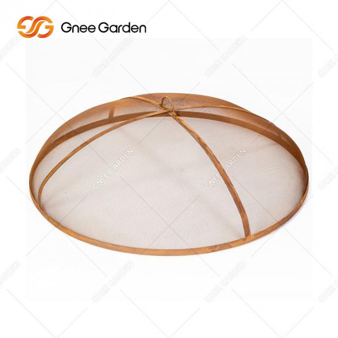 Uso al aire libre portátil de Pupular que cocina las verduras de Rusty Barbecue Grill Cooking del metal de acero de Corten que acampan