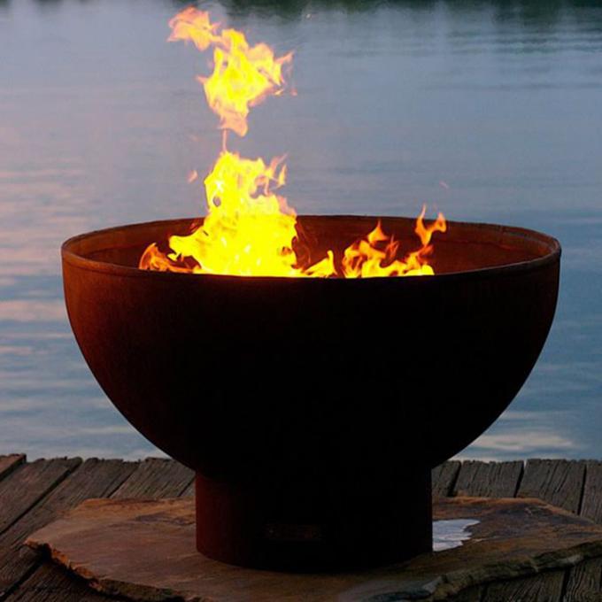 El laser de encargo cortó el hoyo portátil del fuego de la hoja de acero de Pit Outdoor Fire Pit Weathering del fuego de la hoja de Corten