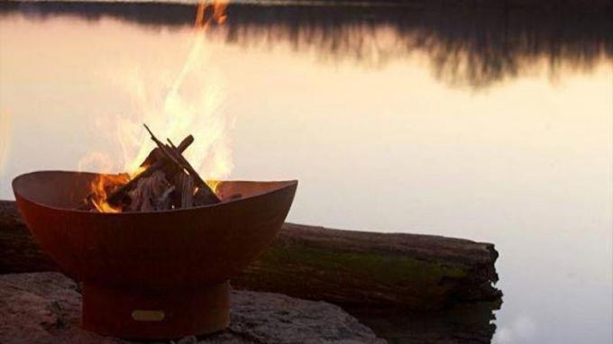 Hoyo de acero del fuego de Corten del cuenco del fuego de Pit Wood Burning Fire Pit de la decoración de acero del patio