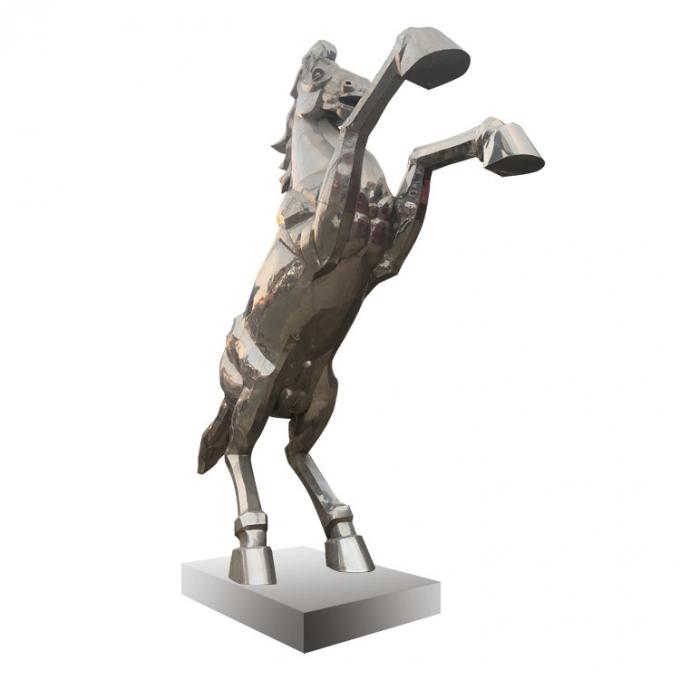 Estatua de tamaño natural animal de la escultura al aire libre decorativa del metal del jardín