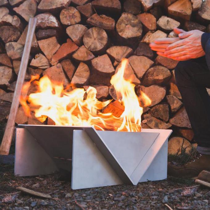 Hoyo aherrumbrado natural del fuego de la calefacción al aire libre de acero desmontable de Corten Firepit GN-FP-333