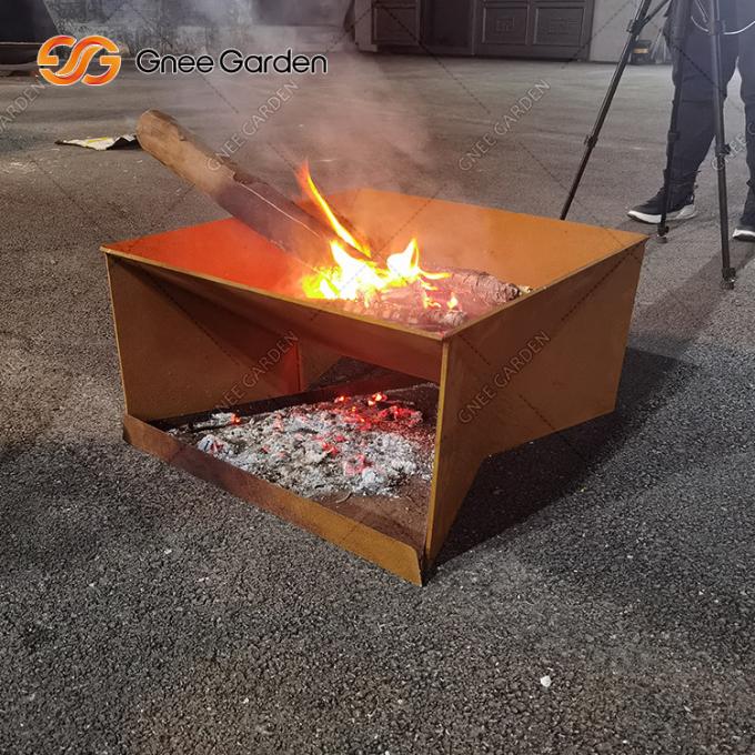 Muebles grandes del jardín de Pit Custom Round Outdoor Personal del fuego de acero de Corten