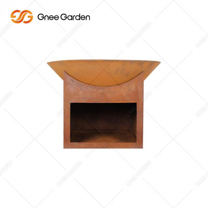 Fuego de acero inoxidable portátil al aire libre Pit Water Bowl de la barbacoa de madera del hierro del metal de Firepit del patio de la fábrica de la chimenea que acampa