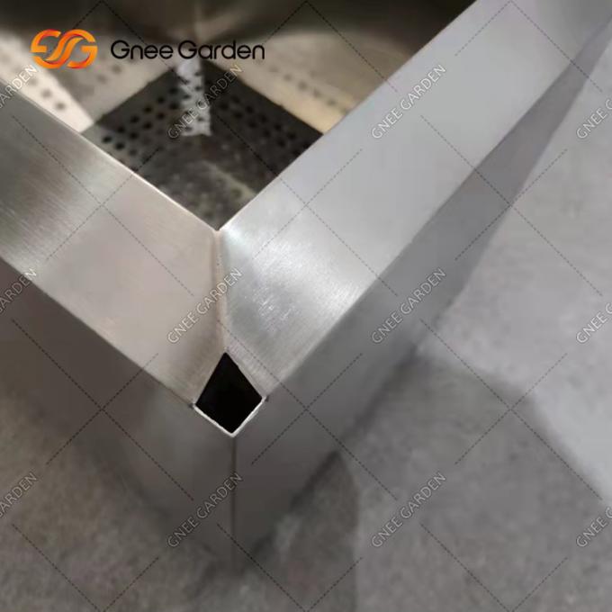 Nueva madera del diseño que quema el hoyo de acero inoxidable sin humo al aire libre del fuego de Firepits