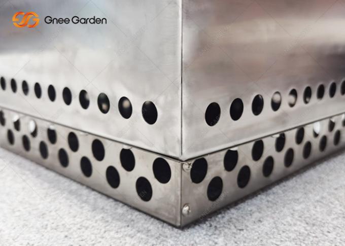 Nueva madera del diseño que quema el hoyo de acero inoxidable sin humo al aire libre del fuego de Firepits