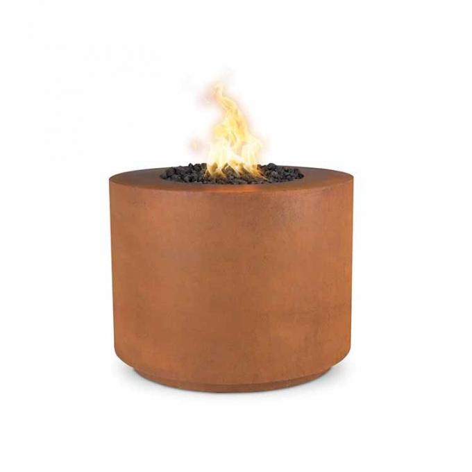 Fuego ardiente de madera de acero Pit For Garden And Backyard de Corten de la decoración al aire libre