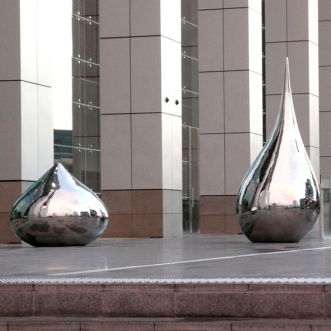 Escultura abstracta de acero inoxidable del jardín al aire libre moderno moderno de la señal
