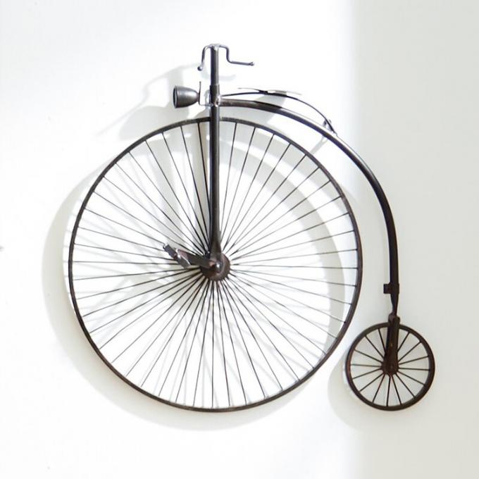 Decoración de la pared del hierro de Art Decor Retro 3D de la pared del metal del arrabio del alambre de metal del diseño de la bicicleta para el hogar