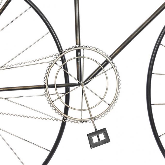 Arte creativo Handcrafted decoración de la pared de la bicicleta del metal de la pared del hierro para la sala de estar y el hogar